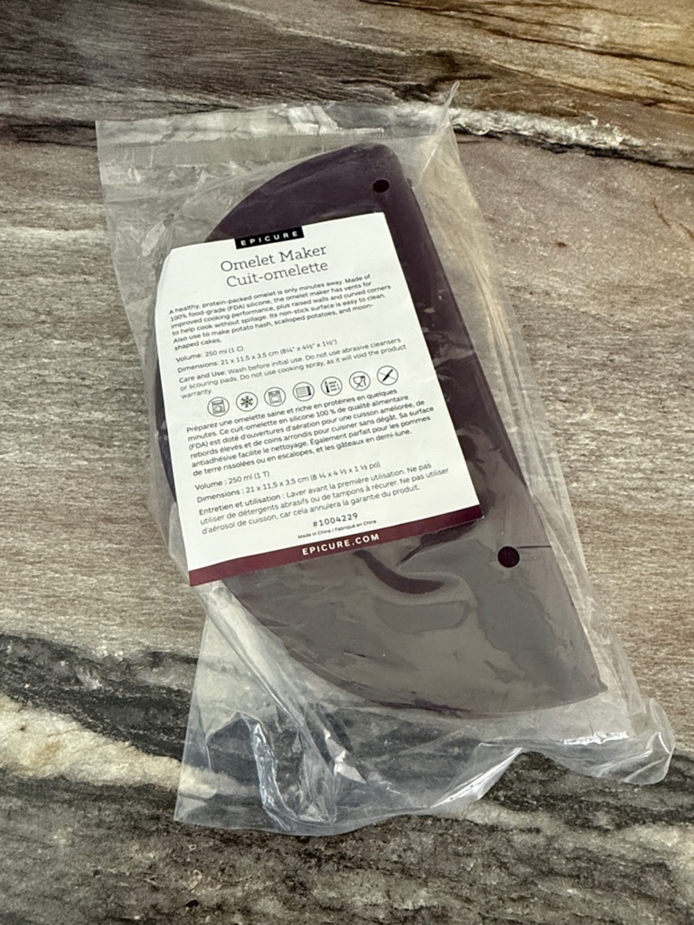 New Epicure Silicone Omelette Maker